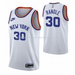 Maillot New York Knicks Julius Randle NO 30 75th Anniversary Blanc