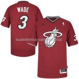 Maillot Noel Miami Heat Bosh 2013 Rouge