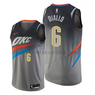 Maillot Oklahoma City Thunder Hamidou Diallo Ville Edition Gris