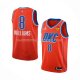 Maillot Oklahoma City Thunder Jalen Williams NO 8 Statement Orange