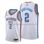 Maillot Oklahoma City Thunder Shai Gilgeous Alexander Association Blanc Maillot Oklahoma City Thunder Shai Gilgeous Alexander Association Blanc