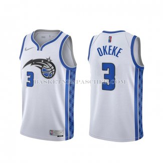 Maillot Orlando Magic Chuma Okeke Earned 2020-21 Blanc
