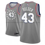 Maillot Philadelphia 76ers Jonah Bolden Ciudad 2018-19 Gris