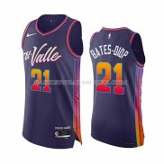 Maillot Phoenix Suns Keita Bates-Diop NO 21 Ville Authentique 2023-24 Volet