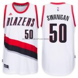 Maillot Portland Trail Blazers Caleb Swanigan Home 2017-18 Blanc