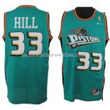 Maillot Retro Detroit Pistons Hill Vert