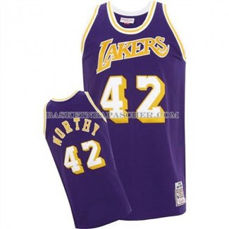 Maillot Retro Los Angeles Lakers Worthy Purpura