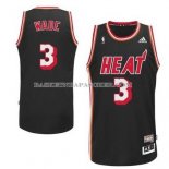 Maillot Retro Miami Heat Wade Noir