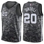 Maillot San Antonio Spurs Gindbili Ciudad 2017-18 Gris