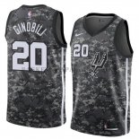 Maillot San Antonio Spurs Manu Ginobili Ciudad 20 2018-19 Gris