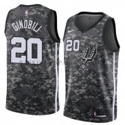 Maillot San Antonio Spurs Manu Ginobili Ciudad 20 2018-19 Gris
