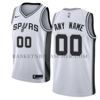 Maillot San Antonio Spurs Personnalise 2017-18 Blanc