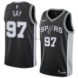 Maillot San Antonio Spurs Rudy Gay Icon 2018 Noir