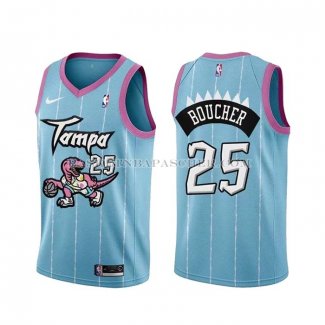 Maillot Tornto Raptors Chris Boucher Ville 2020-21 Rosa Bleu