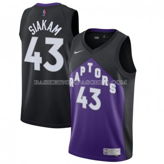 Maillot Tornto Raptors Pascal Siakam Earned 2020-21 Noir Volet