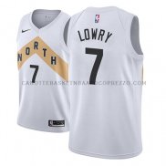 Maillot Toronto Raptors Kyle Lowry Ciudad 2018 Blanc