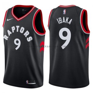 Maillot Toronto Raptors Serge Ibaka Statehombret 2017-18 Noir