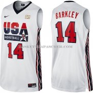 Maillot USA 1992 Barkley Blanc