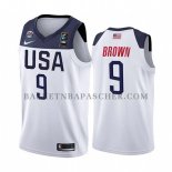 Maillot USA Jaylen Brown 2019 FIBA Basketball World Cup Blanc