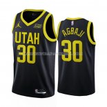 Maillot Utah Jazz Ochai Agbaji NO 30 Statement 2022-23 Noir