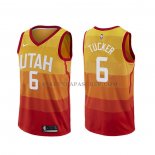Maillot Utah Jazz Rayjon Tucker Ville Orange Maillot Utah Jazz Rayjon Tucker Ville Orange