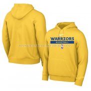 Veste a Capuche Golden State Warriors Practice Performance 2022-23 Jaune