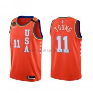 Maillot 2020 Rising Star Trae Young USA Rouge