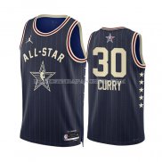 Maillot All Star 2024 Golden State Warriors Stephen Curry NO 30 Bleu