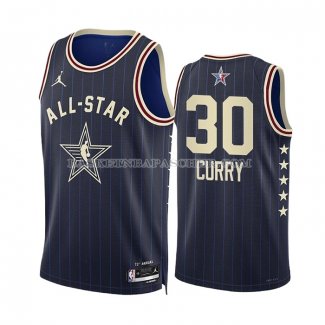Maillot All Star 2024 Golden State Warriors Stephen Curry NO 30 Bleu