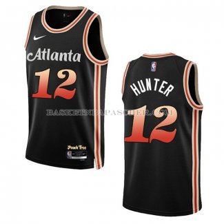 Maillot Atlanta Hawks De'andre Hunter NO 12 Ville 2022-23 Noir