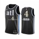 Maillot Atlanta Hawks Kobe Bufkin NO 4 Ville 2023-24 Noir
