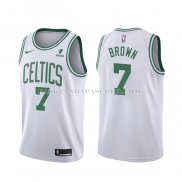 Maillot Boston Celtics Jaylen Brown Association 2021-22 Blanc