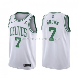 Maillot Boston Celtics Jaylen Brown Association 2021-22 Blanc