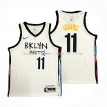 Maillot Brooklyn Nets Kyrie Irving NO 11 Ville 2020-21 Blanc Maillot Brooklyn Nets Kyrie Irving NO 11 Ville 2020-21 Blanc