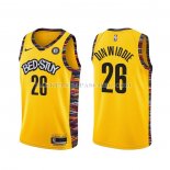 Maillot Brooklyn Nets Spencer Dinwiddie Ville 2020-21 Jaune Maillot Brooklyn Nets Spencer Dinwiddie Ville 2020-21 Jaune