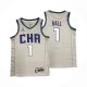 Maillot Charlotte Hornets Lamelo Ball NO 1 Ville Edition Gris