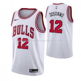 Maillot Chicago Bulls Ayo Dosunmu NO 12 Association 2021 Blanc