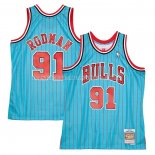 Maillot Chicago Bulls Dennis Rodman Mitchell & Ness 1995-96 Bleu