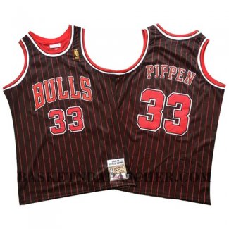 Maillot Chicago Bulls Scottie Pippen Mitchell & Ness Noir