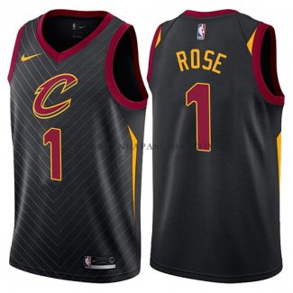 Maillot Cleveland Cavaliers Derrick Rose Statement 2017-18 Noir