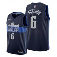 Maillot Dallas Mavericks Kristaps Porzingis Statement Bleu