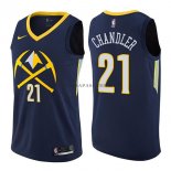 Maillot Denver Nuggets Wilson Chandler Ciudad 2017-18 Bleu Maillot Denver Nuggets Wilson Chandler Ciudad 2017-18 Bleu