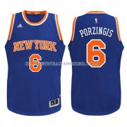 Maillot Enfant New York Knicks Porzingis Bleu