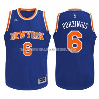 Maillot Enfant New York Knicks Porzingis Bleu