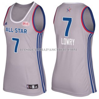 Maillot Femme All Star 2017 Lowry Toronto Raptors Gris