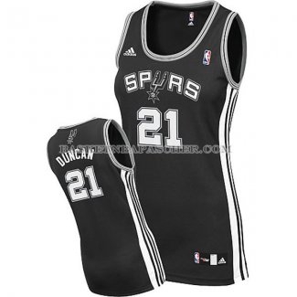 Maillot Femme San Antonio Spurs Duncan Noir