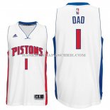 Maillot Fete des peres Detroit Pistons Dad Blanc