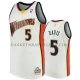 Maillot Golden State Warriors Baron Davis 2009-10 Hardwood Classics Blanc