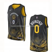 Maillot Golden State Warriors Donte Divincenzo NO 0 Ville 2022-23 Noir