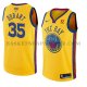 Maillot Golden State Warriors Kevin Durant Ciudad 2017-18 Or